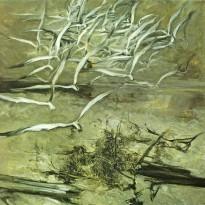 Riccardo Galuppo nello studio. Mostra Antologica Riccardo Galuppo. Una vita per la pittura