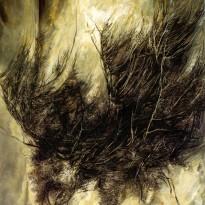 Riccardo Galuppo nello studio. Mostra Antologica Riccardo Galuppo. Una vita per la pittura