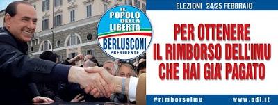 Silvio Berlusconi restituzione IMU 2012, la proposta choc confermata!