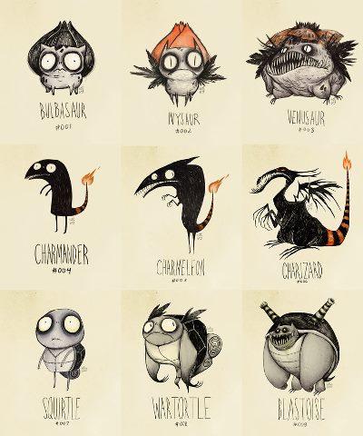 I disegni di Tim Burton