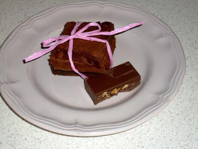 Brownies al torrone