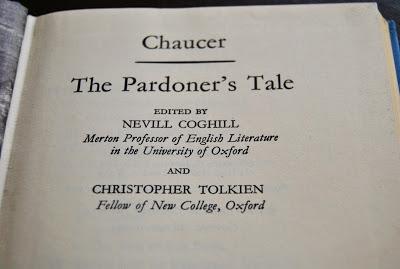 The Pardoner’s Tale di Chaucer curato da Nevill Coghill e dal figlio di Tolkien, Christopher