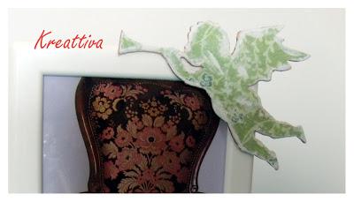 Cornice con angioletto scrapposo