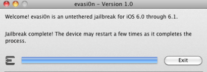Schermata 2013 02 04 a 18.40.25 410x142 Tutorial: Jailbreak per iOS 6.0/6.1 con evasi0n jailbreak iPhone iPad mini iOS 6.1 evasi0n 