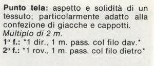 I punti del lavoro a maglia: punto arricciato; punto tela; punto spina di pesce