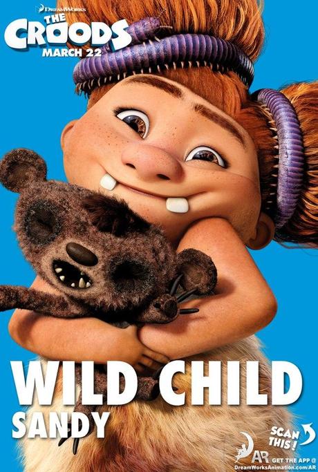I poster dei personaggi de I Croods I poster dei personaggi de I Croods