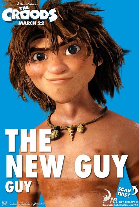 I poster dei personaggi de I Croods I poster dei personaggi de I Croods