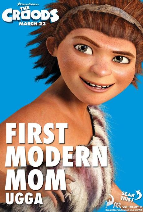 I poster dei personaggi de I Croods I poster dei personaggi de I Croods