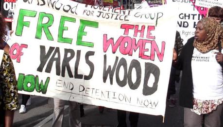 Maimuna marches for the Yarls Wood women