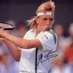 Martina Navratilova (by Giuseppe Giordano)