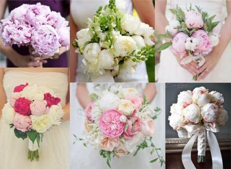 bouquet sposa peonie