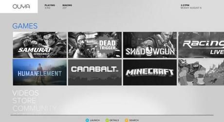 Ouya, l’approvazione dei giochi sarà snella ed il sistema sarà inaugurato questo mese ouya game store