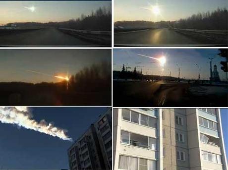 Meteoriti nella regione di Chelyabinsk - Russia