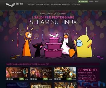 Steam per Linux - Homepage dei saldi