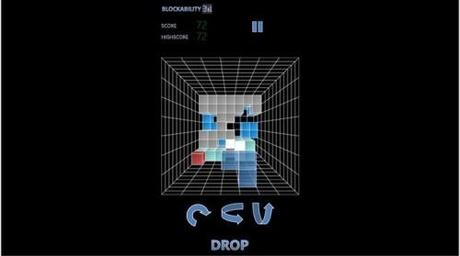 Blockability 3D app games per Windows 8, ideale per tablet pc touch screen, il gioco dei blocchi in 3D Blockability 3d1.JPG