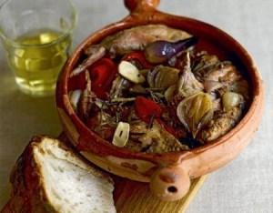 Carlo Petrini,Slow Food e il Coniglio con i Peperoni! coccio-con-coniglio