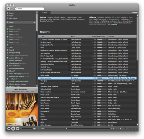 Spotify, oh si spotiffami baby Panoramica di Spotify