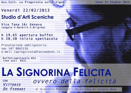 La signorina Felicita ovvero Della Felicità