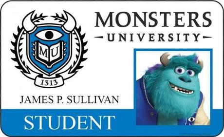 monsters university sulley card