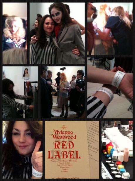 Backstage live from the London Fashion Week for Vivienne Westwood