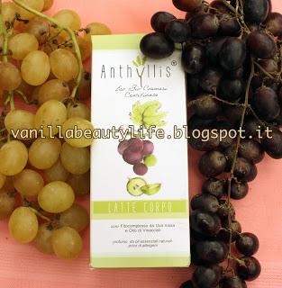 Anthyllis - Latte Corpo (con Fitocomplesso da uva rossa e Olio di Vinaccioli)