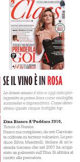 Se il vino è in rosa…A’ Puddara 2010 di Tenuta di Fessina tra le bottiglie top di Cesare Pillon. Su CLASS di febbraio