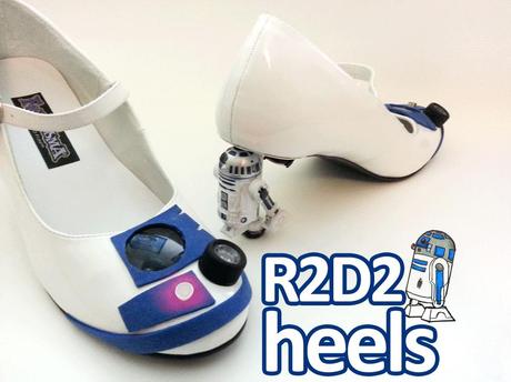 Le scarpe da donna dedicate a R2-D2