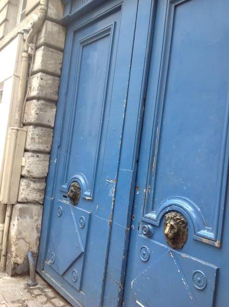 shop windows and front doors in Paris