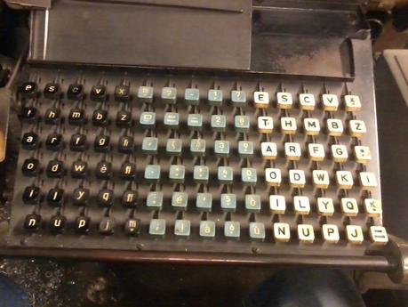 La tastiera della Linotype.