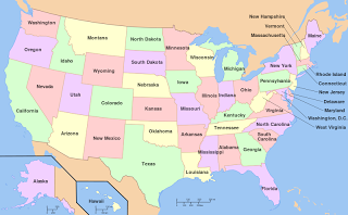Gli Stati delle catene montuose degli Stati Uniti