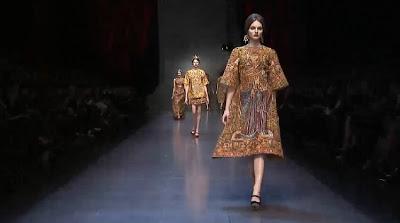 Dolce & Gabbana a/i 2013/14 Women: Monreale Cathedral Mosaics