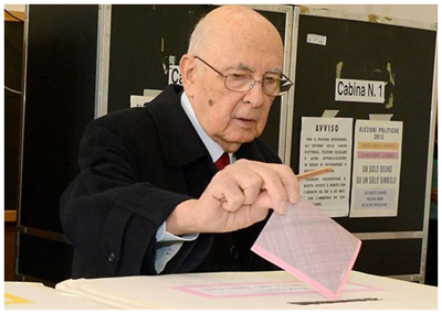 Napolitano al voto