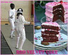 Red velvet cake con glassa allo sciroppo di mele cotogne - Red Velvet Cake with quince's syrup frosting