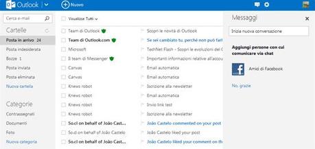 migrazione da hotmail a d outlook