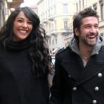 Juliana Moreira e Edoardo Stoppa a passeggio in via Montenapoleone05