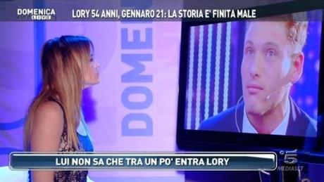 GENNARO LILLIO E LORY DEL SANTO SI LASCIANO A DOMENICA LIVE