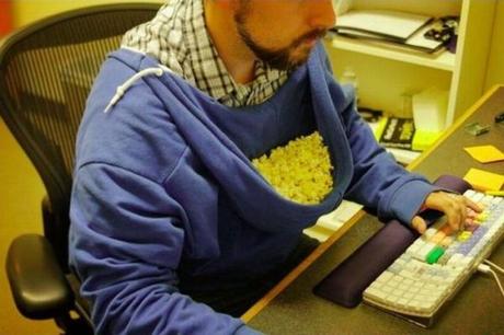 Pop-Corn-Hoodie La felpa da pop-corn