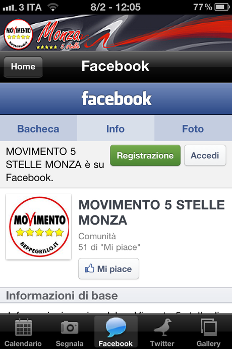 Movimento 5 Stelle Monza iPhone