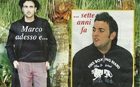 Marco Mengoni tutto ciccia e brufoli: 95 chili di manzo