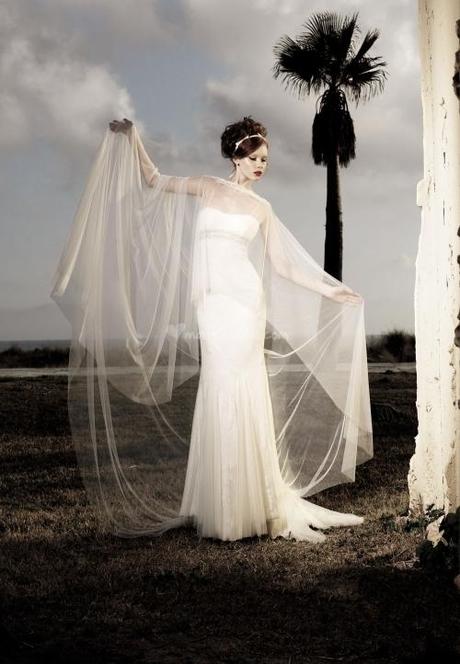 Bianco e toni pastello: l'abito da sposa si veste da sera nelle collezioni 2013