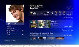 Playstation 4 : l'interfaccia della console nelle prime immagini HD