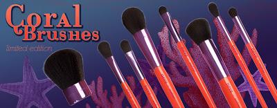 CORAL BRUSH SET BY NEVE COSMETICS