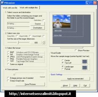 3 software per ridimensionare e convertire foto