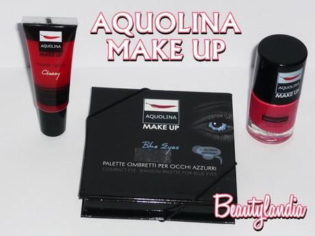 AQUOLINA MAKE UP - Palette Ombretti Occhi Azzurri, Yummy Lip Gloss, Nail Game