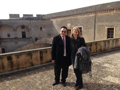 Visita al Castello diCopertino del vice Mayor di Cupertino Gilbert Wong