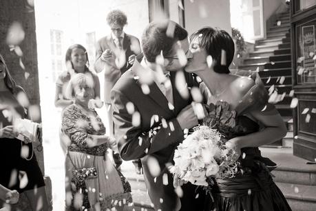 Matrimonio civile simply chic: colore viola per la sposa 1 (20)