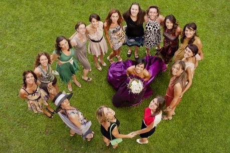 Matrimonio civile simply chic: colore viola per la sposa 1 (31)