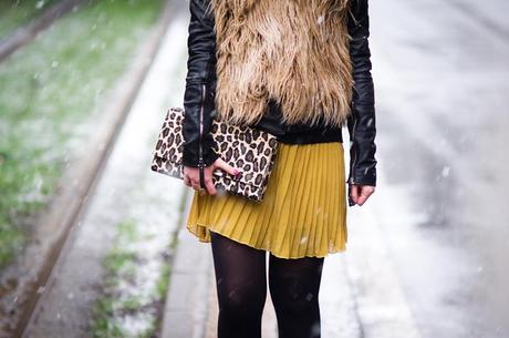 MFW Day 3 - The Outfit: Yellow in the snow