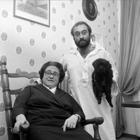 con mamma Jole Foto Walter Breveglieri lucio dalla quando era ancora un bambino, lontano dai fidanzamenti