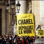 Greenpeace sfida Chanel a duello alla settimana della moda di Parigi